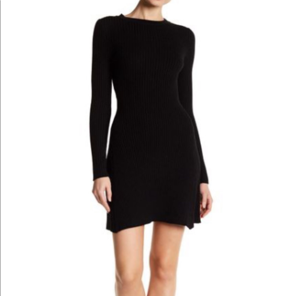 Lucca black julie sweater dress S